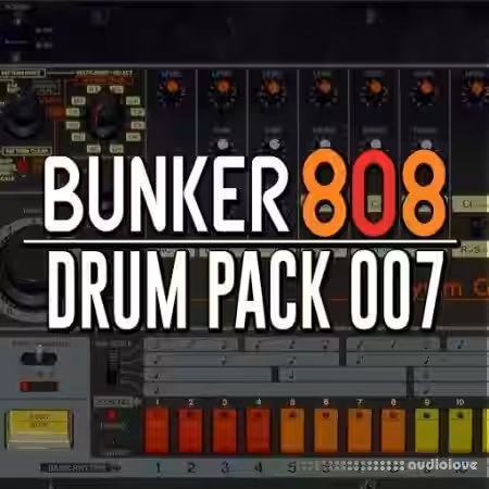 Bunker 8 Digital Labs Bunker 808 Drum Pack 007 [WAV] - Sample Pack Artwork