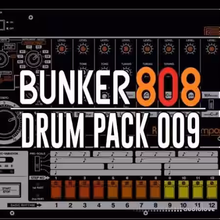 Bunker 8 Digital Labs Bunker 808  Drum Pack 009 [WAV] - Sample Pack Artwork