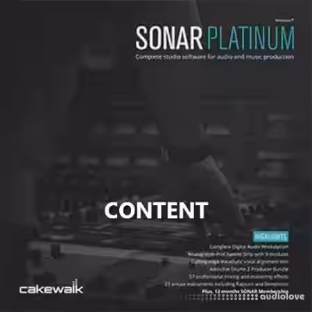Cakewalk SONAR Platinum Content [DAW Addons] - Sample Pack Artwork