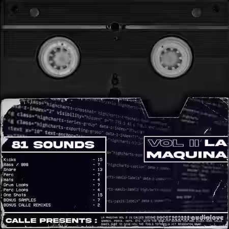 Calle La Maquina Vol.2 (Reggaeton Drum Kit) [WAV] - Sample Pack Artwork
