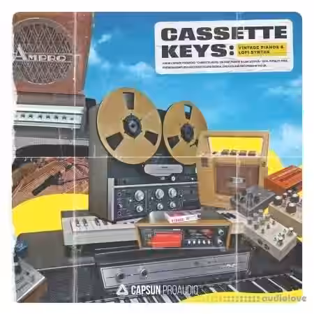 Capsun ProAudio Cassette Keys Vintage Pianos And Lofi Synths [WAV] - Sample Pack Artwork