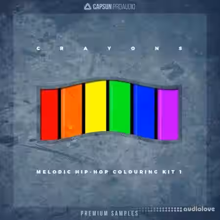 Capsun ProAudio Crayons Melodic Hip Hop Colouring Kit [WAV] - Sample Pack Artwork