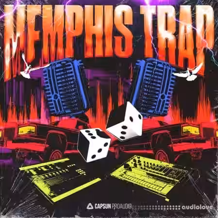 Capsun ProAudio MEMPHIS TRAP [WAV] - Sample Pack Artwork