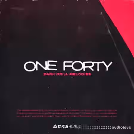 Capsun ProAudio ONE FORTY Dark Drill Melodies [WAV] - Sample Pack Artwork