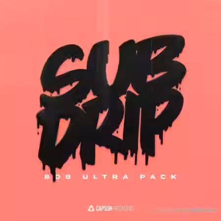 Capsun ProAudio Sub Drip 808 Ultra Pack [WAV, Synth Presets] - Sample Pack Artwork