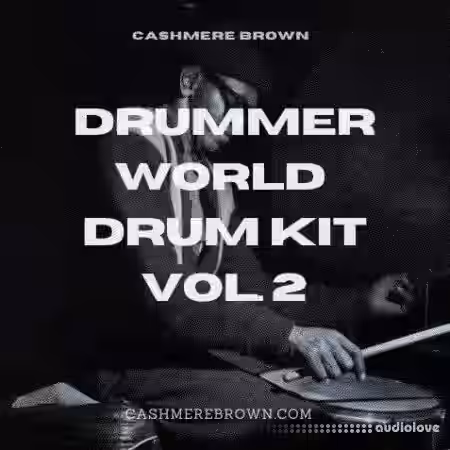 Cashmere Brown Drummer World Drum Kit Vol.2 [WAV, MiDi] - Sample Pack Artwork