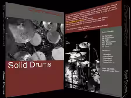 Channel Robot Solid Drums v1.0 [Battery, KONTAKT] - Sample Pack Artwork