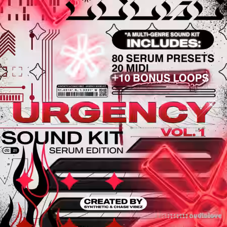 ChaseVibez and Synthetic Urgency Serum Bank [WAV, MiDi, Synth Presets] - Sample Pack Artwork