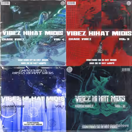 ChaseVibez The Vibez Hi Hat Midi Collection [MiDi] - Sample Pack Artwork