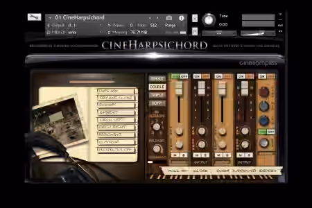 Cinesamples CineHarpsichord [KONTAKT] - Sample Pack Artwork