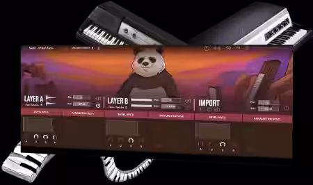 Clark Audio Lofi Panda Electric Pianos 2 Expansion v1.1 [WiN, MacOSX] - Sample Pack Artwork