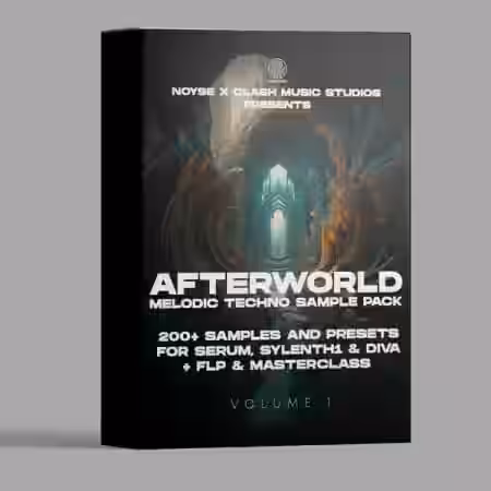 Clash Music Studios AFTERWORLD Melodic Techno Pack [MULTiFORMAT] - Sample Pack Artwork