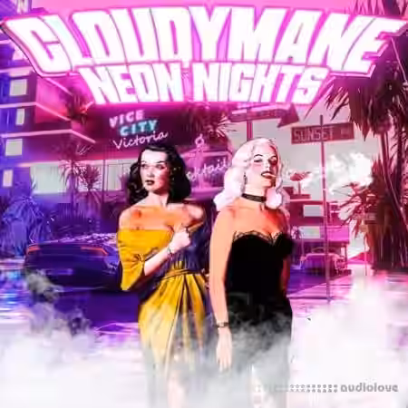 Cloudymane Neon Nights [WAV, DAW Templates] - Sample Pack Artwork