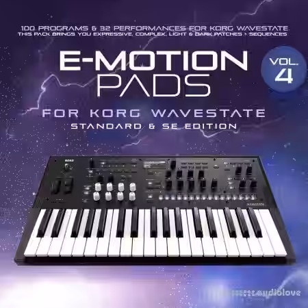 co5ma Korg Wavestate Sound Bank e-Motion Pads Vol.4 [Synth Presets] - Sample Pack Artwork