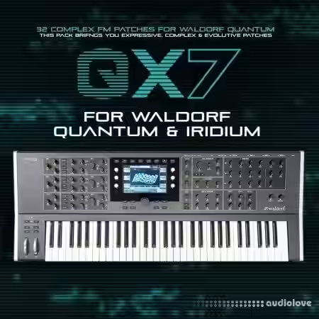 CO5MA Waldorf Quantum & Iridium Sound Bank QX7 [Synth Presets] - Sample Pack Artwork