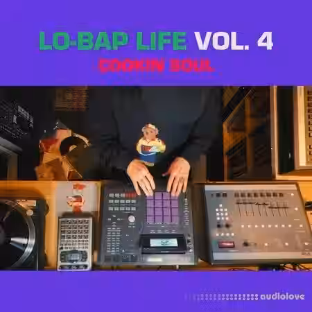Cookin Soul Lo-Bap Life Vol.4 (DRUM KIT) [WAV] - Sample Pack Artwork