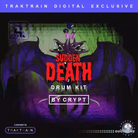 Cryptic x Traktrain Sudden Death Drum Kit [WAV] - Sample Pack Artwork