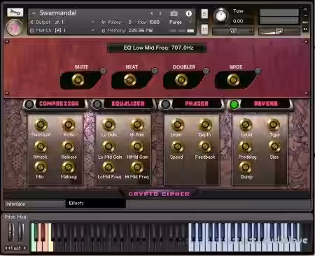 Crypto Cipher Swarmandal [KONTAKT] - Sample Pack Artwork