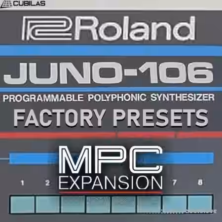 Cubilas Roland Juno-106 MPC Expansion [MPC] - Sample Pack Artwork