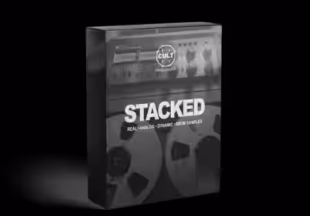 Cult Drum Sounds STACKED [MULTiFORMAT] - Sample Pack Artwork