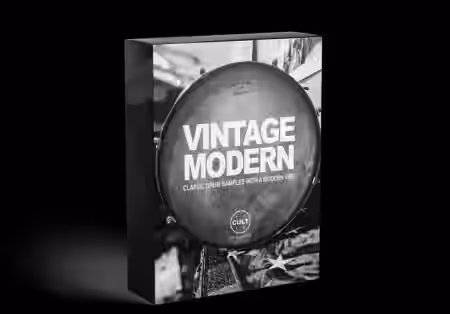 Cult Drum Sounds VINTAGE MODERN [MULTiFORMAT] - Sample Pack Artwork