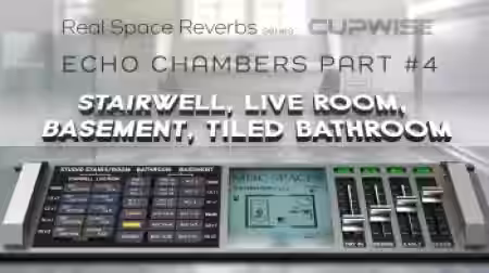 Cupwise Echo Chambers 4 Stairwell Live Room Basement Tiled Bathroom [Nebula] - Sample Pack Artwork