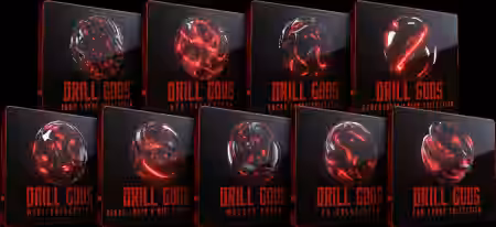 Cymatics DRILL GODS LAUNCH EDITION [WAV, MiDi] - Sample Pack Artwork