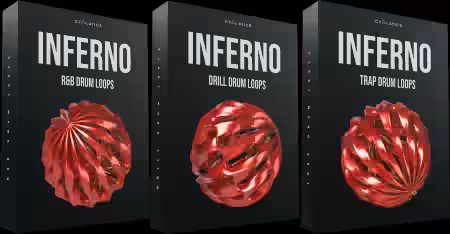 Cymatics Inferno Drum Loops [WAV, MiDi] - Sample Pack Artwork