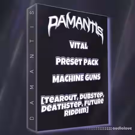Damantis VITAL PRESET PACK - +40 MACHINE GUNS BASS [Synth Presets] - Sample Pack Artwork