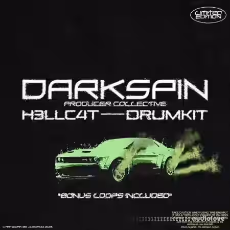 DARKSPIN Drum Kit Vol.1 [WAV, Synth Presets, DAW Templates] - Sample Pack Artwork