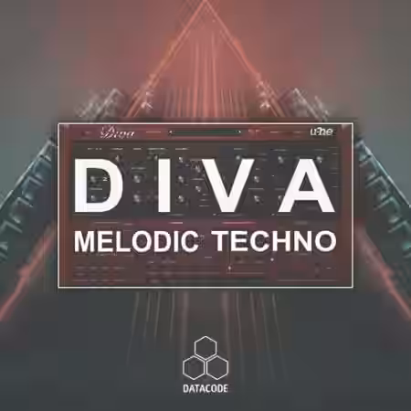 Datacode FOCUS Diva Melodic Techno [WAV, MiDi, Synth Presets] - Sample Pack Artwork