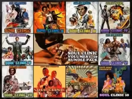 Dave Zeke Soul Clinic Volumes 1-10 BUNDLE (300 Prechopped Samples) [WAV] - Sample Pack Artwork
