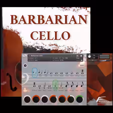 David Forner Barbarian Cello v1.2 [KONTAKT] - Sample Pack Artwork