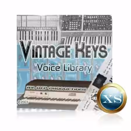 DCP Productions (Keyfax Media) Vintage Keys (Yamaha Motif XS-XF-Montage-MODX) [X0A] - Sample Pack Artwork