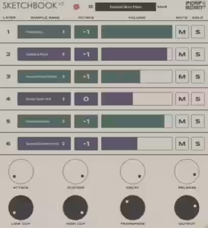 Dead Robot Sketchbook v2 [WiN, MacOSX] - Sample Pack Artwork