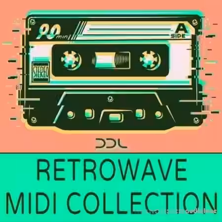 Deep Data Loops Retrowave Midi Collection [MiDi] - Sample Pack Artwork