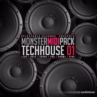 Delectable Records Tech House Monster MIDI Pack 01 [WAV, MiDi]