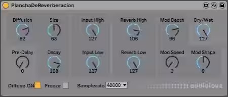deLirios Plancha de Reverberacion [Max for Live] - Sample Pack Artwork
