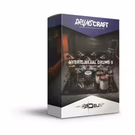 Develop Device Hybrid Metal Drums II: Superior Drummer 3 Presets [Synth Presets] - Sample Pack Artwork