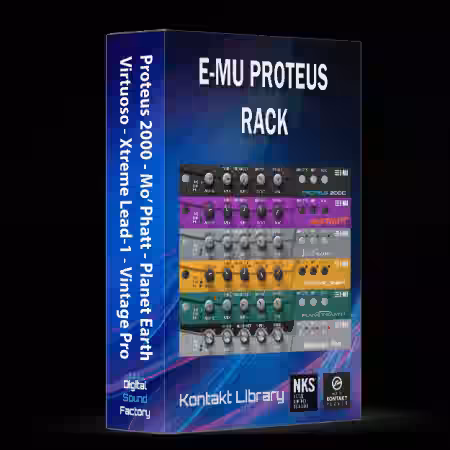 Digital Sound Factory E-MU Proteus Rack [KONTAKT] - Sample Pack Artwork