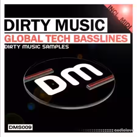 Dirty Music Global Tech Basslines [WAV, MiDi] - Sample Pack Artwork