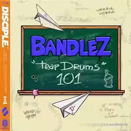Disciple Samples Bandlez Trap Drums 101 [WAV] - Sample Pack Artwork