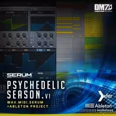 DM7 Records Psychedelic Season Vol.01 [Synth Presets] - Sample Pack Artwork