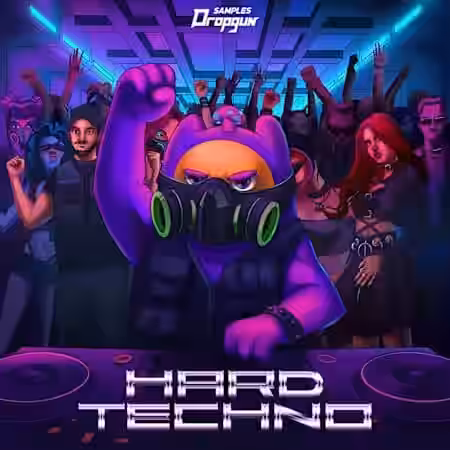 Dropgun Samples Hard Techno [WAV, Synth Presets] - Sample Pack Artwork