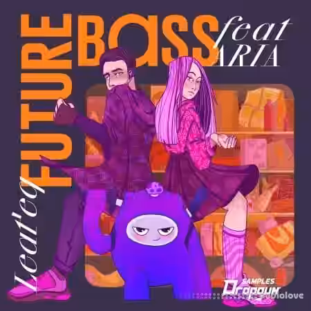 Dropgun Samples Leat'eq Future Bass feat. Aria [WAV] - Sample Pack Artwork