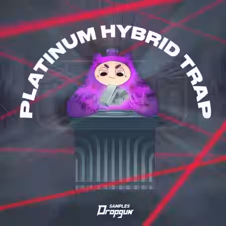 Dropgun Samples Platinum Hybrid Trap [WAV] - Sample Pack Artwork