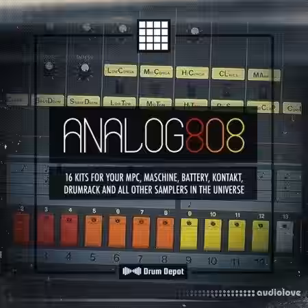 Drum Depot Marco Scherer Analog 808 [MULTiFORMAT] - Sample Pack Artwork
