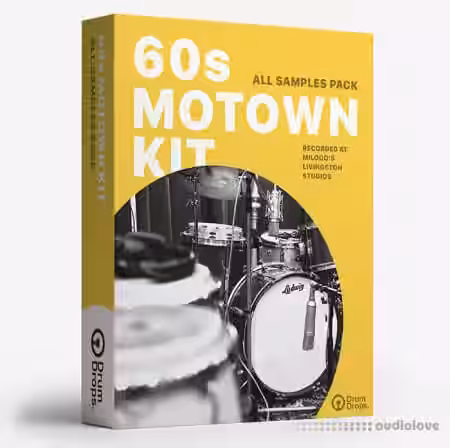 DrumDrops 60s Motown Kit: All Samples Pack [MULTiFORMAT] - Sample Pack Artwork