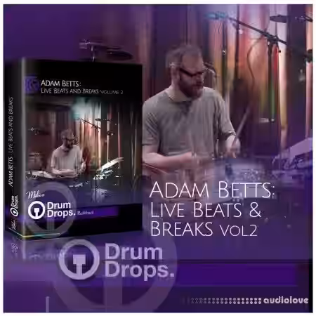 DrumDrops Adam Betts Live Beats and Breaks 2 [WAV] - Sample Pack Artwork