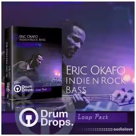 DrumDrops Eric OKafo Indie N Rock Bass [WAV] - Sample Pack Artwork